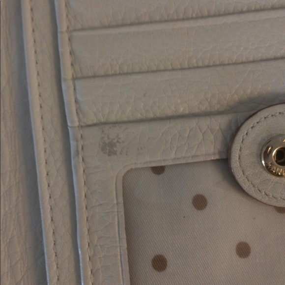 Kate Spade bi-fold Wallet Metallic Gold Leather - Picture 8 of 8